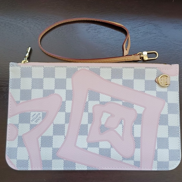 Louis Vuitton Damier Azur Tahitienne POCHETTE ONLY - Picture 2 of 9